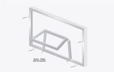 3/4" Standoff Screen with Wicket Door