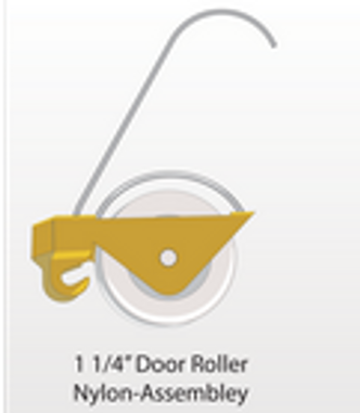 1-1/4" Nylon roller assembly - Part # 20.70.00.1387