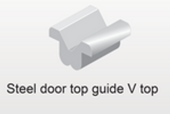 Top Guide For 600 Series Door - Part # 20.7000.1572