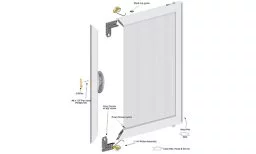 R1-1250 Series Door Screen
