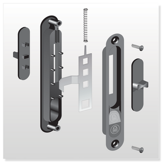 1580 XO Series Handle Set - Part # 20.70.14.3840