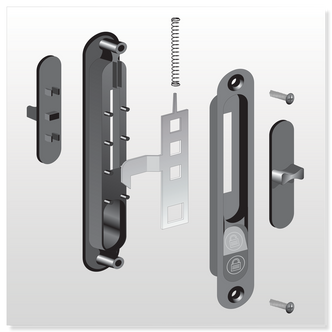 1580 OX Series Handle Set - Part # 20.70.14.3841
