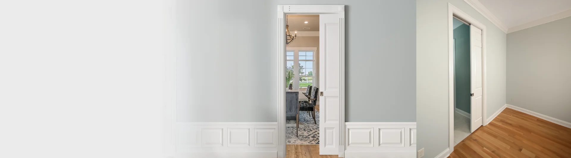 Quanex Interior Pocket Doors, fully installed