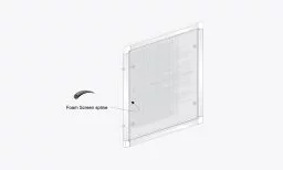 5/16" Window Screen with Springs