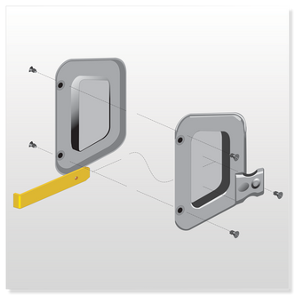 900/1350 Series Handle Set
Part # 20.70.14.1502