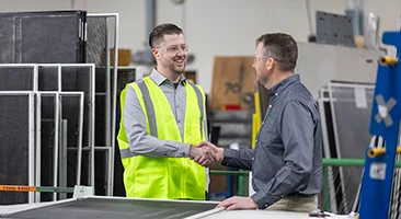 Quanex door screen production