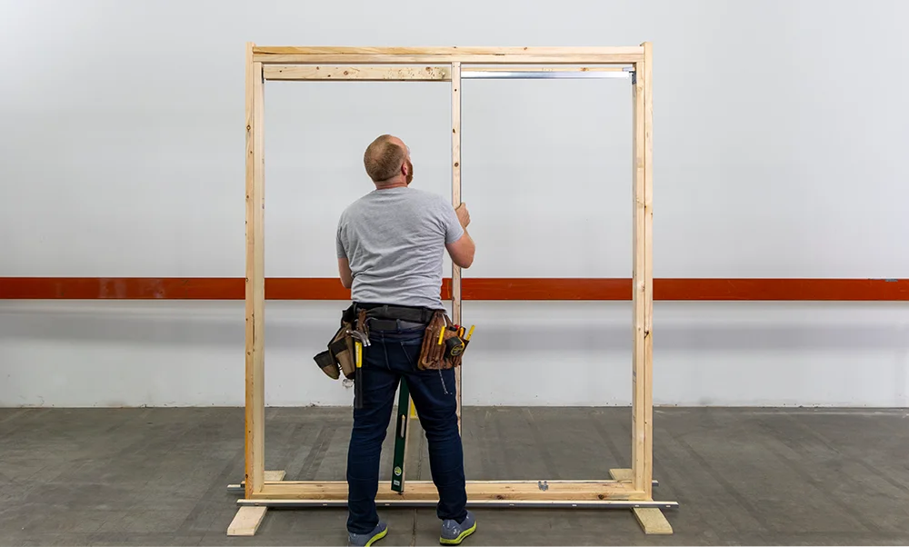 Quanex Interior Pocket Door installation — Knock Down (KD) Pocket Door Frame