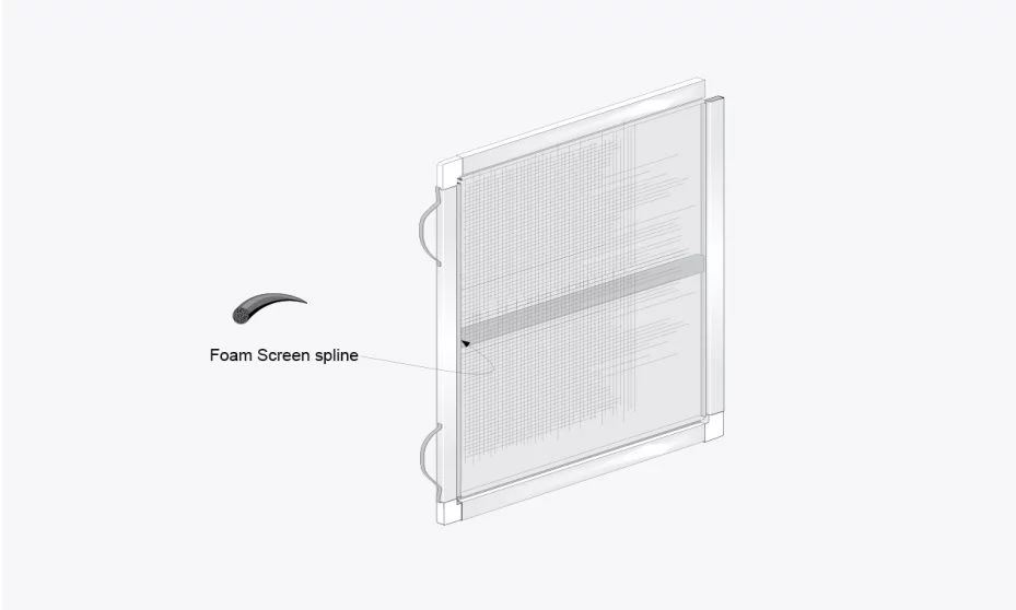 3/8" Window Screen with Spreader Bar